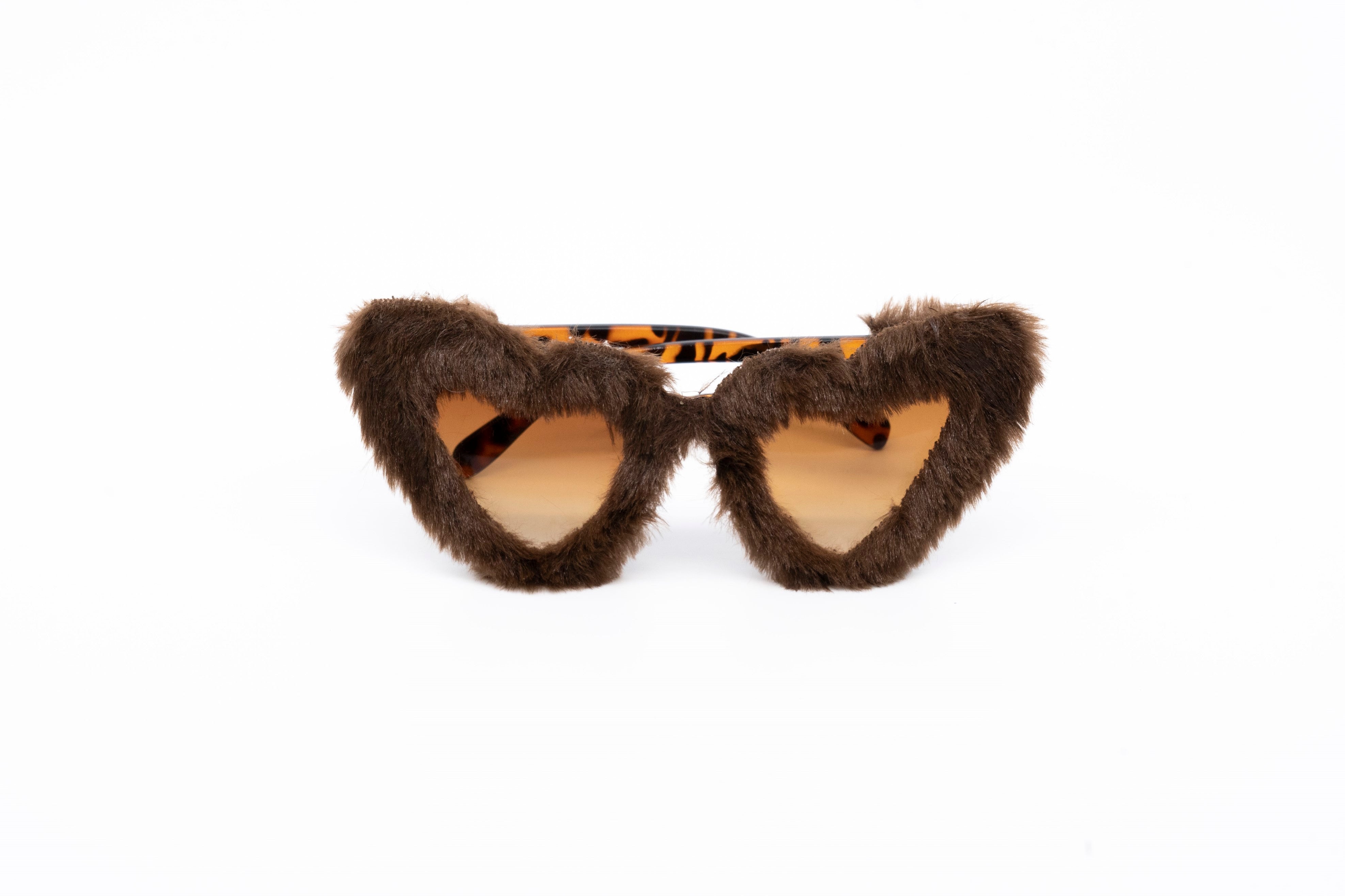 Furry Cat Eye Glasses